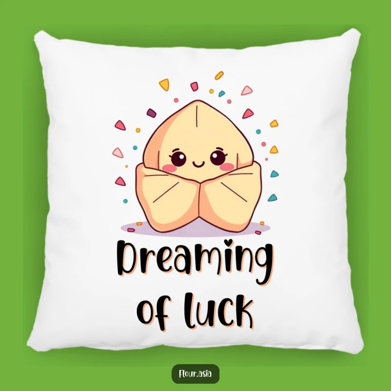 Soft Funny Kawaii Fortune Cookie Pillow: Confetti Comfort for Gifts