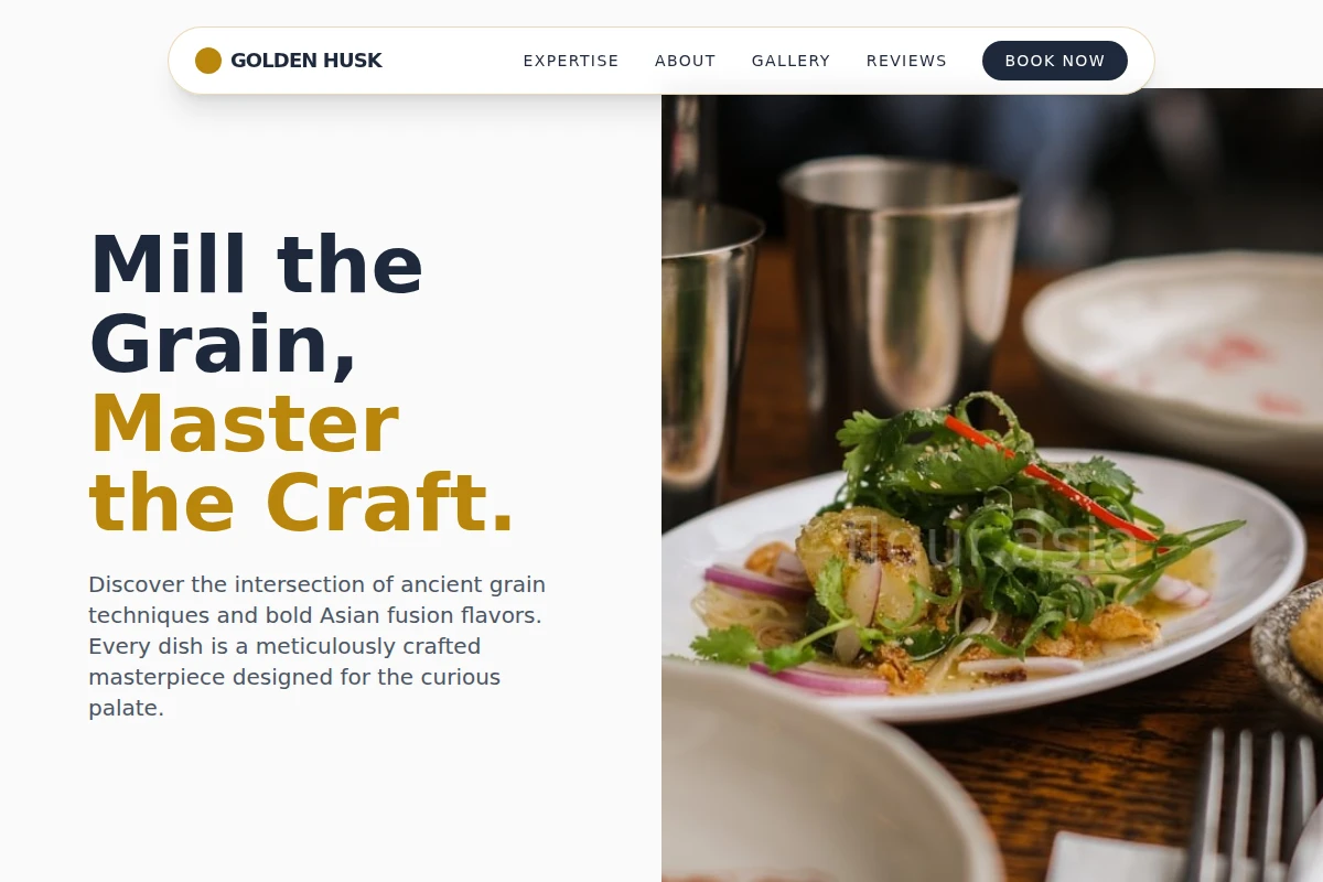 batch Asian Fusion Food