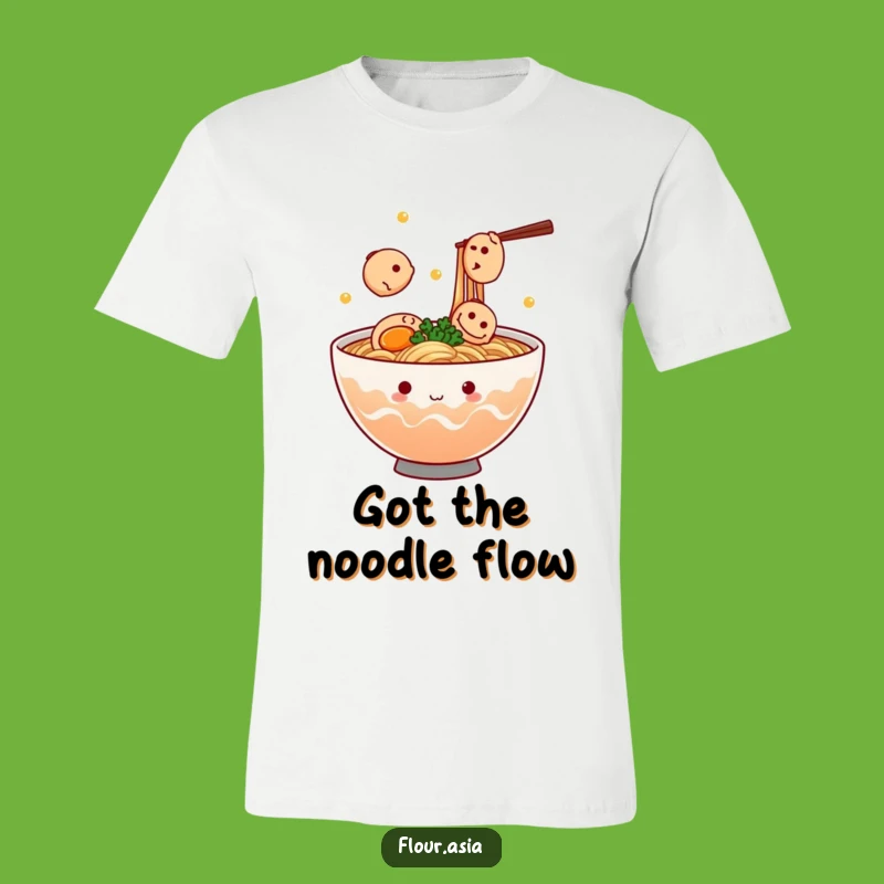 Funny Kawaii Ramen T-Shirt: Juggling Fish Cakes for Noodle Fan Gift